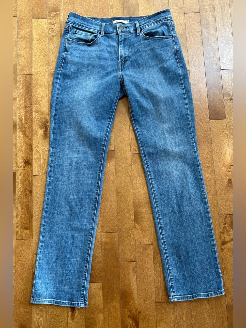 LEVI'S 505 Straight Fit Jeans - W30 L32 Medium Wash Blue